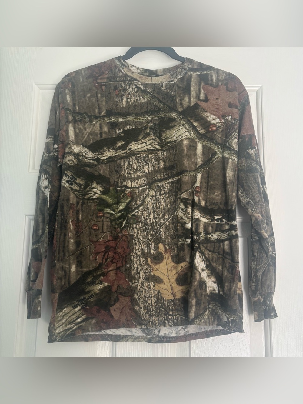 Mossy Oak camo long sleeve shirt size youth XL hunting outdoor